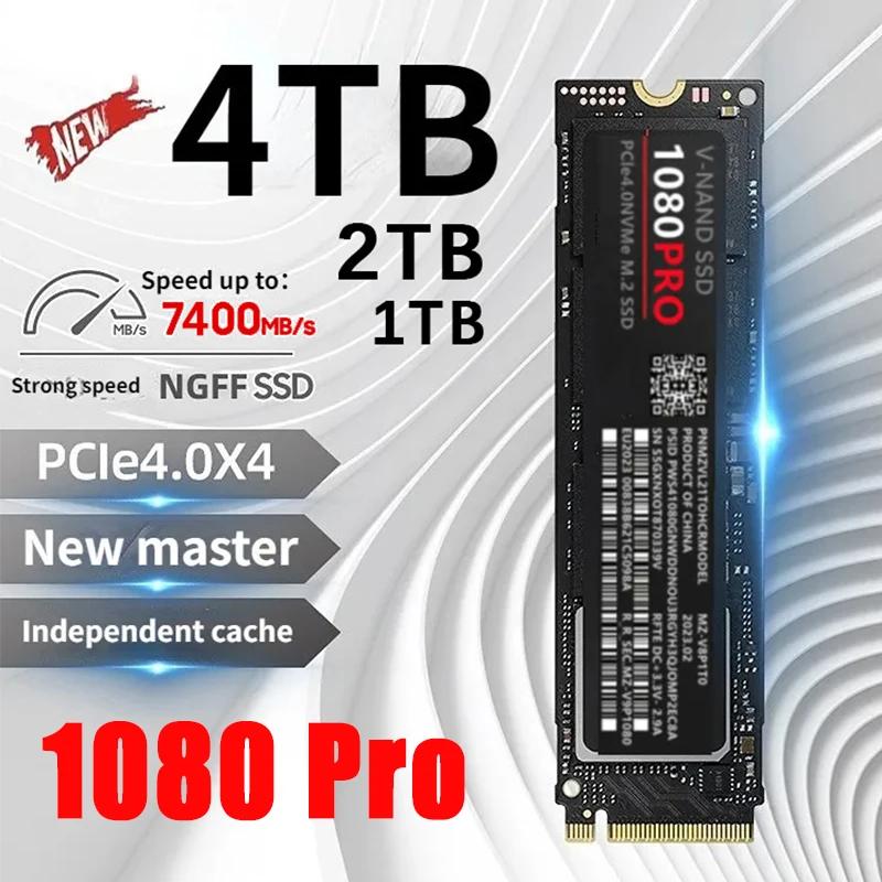 ũž PC PS5  ƮϿ ָ Ʈ ϵ ũ, ο 1080PRO 4TB SSD M2 NGFF SSD SATA 2280 PCIe 4.0 NVME б 14000 MB/S 2TB